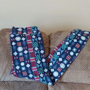 Nwot's Lularoe Geometric Pattern TC Leggings